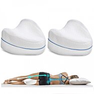 2 x Memory Pillow Comfy-3 Paměťový ortopedický polštář na nohy, 22 x 24cm