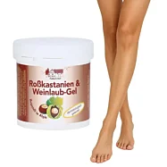 Kaštanový gel s vinným listem na unavené nohy, žíly a křečové žíly - 250 ml