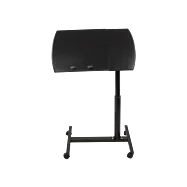 Polohovatelný kovový stolek pod notebook s kolečky