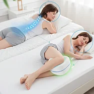 Ortopedický polštář Memory Pillow Comfy mezi kolena pro zdravý spánek 22 x 24cm