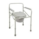 Skládací toaletní WC křeslo s nádobou - výškově nastavitelné