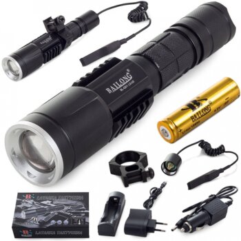 Taktická nabíjecí baterka Q1 BAILONG XM-L T6