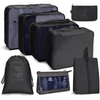 Cestovní organizéry do kufru Pack, 8 ks