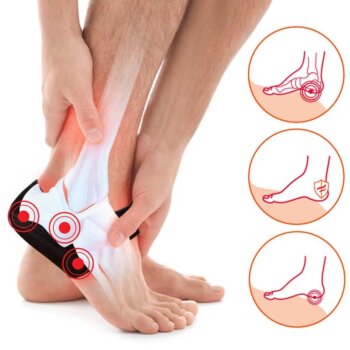 Bandáž patní ostruhy plantární fascitida s gelovou vložkou, 2ks, Gelto