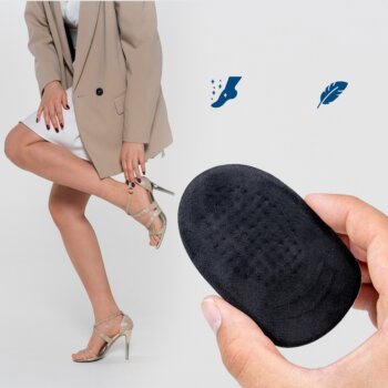 Gelové stabilizující podpatky lepicí, 1 pár (2ks)