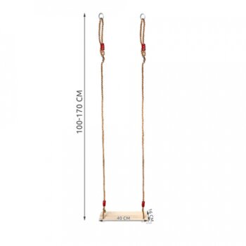 Dětská zahradní dřevěná houpačka