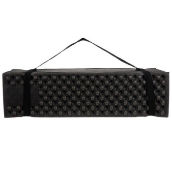 Skládací turistická karimatka, 180 x 60 x 1 cm, černá