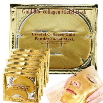 Zlatá kolagenová maska pod oči