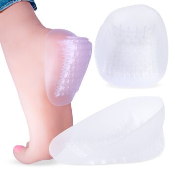 Komfortní gelové polštářky pro patní ostrohy a plantární fasciitidu, 1 pár (2ks)