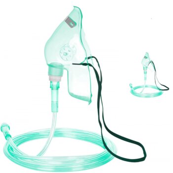 Kyslíková maska a kanyla k kyslíkovému koncentrátoru