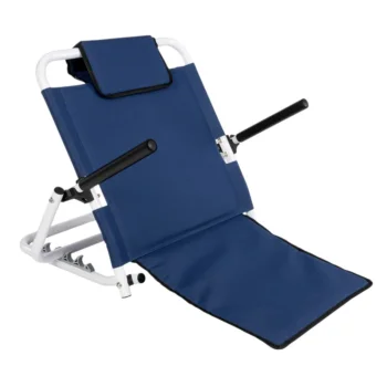 Polohovací opěrka zad s područkami pro pacienty - nastavitelná, skládací