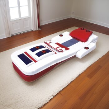 Rezonanční multifunkční masážní podložka s infra vyhříváním Shiatsu, OszioMed