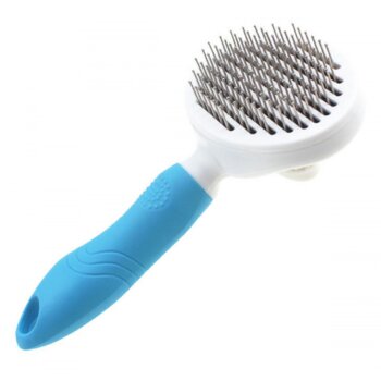 Samočisticí kartáč na srst Fur Pet, bílá – modrá