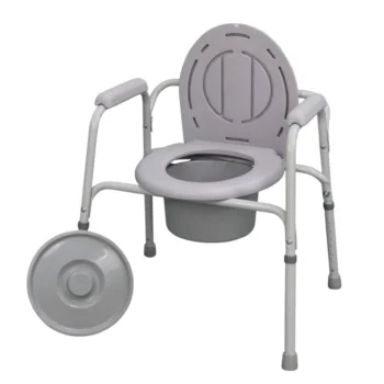 Skládací nepojízdné toaletní WC křeslo Michael RF-805, nosnost 120 kg