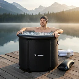 Skládací káď na otužování 320 l – přenosná ledová vana s příslušenstvím