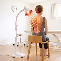 Terapeutická infračervená lampa Sollux se stojanem s časovačem a UV filtrem - 275 W