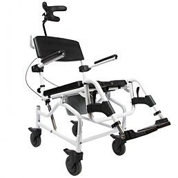 Toaletní WC křeslo polohovatelné na kolečkách s opěrkou TILT - šířka 45 / 50 cm - Náhled